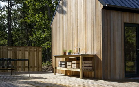 Blakke - 200M from the Sea: Swimming Pool, Outdoor Furniture, Furniture, Resort, Flagstone, Eco Hotel, Shade, Chair, Leisure, Estate