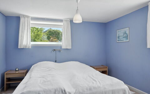 Gisella - 1.2Km from the Sea: Blue, Bedroom, Ceiling, Interior Design, Floor, Bed, Flooring, Bedding, Bed Sheet, Linens
