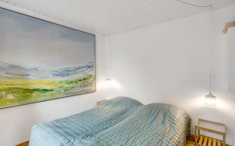 Cordelia - 1Km from the Sea: Interior Design, Bedroom, Ceiling, Flooring, Floor, Bed, Furniture, Room, Bed Sheet, Bedding