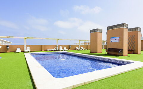 Mar de Oropesa i: Furniture, Wood, Interior Design, Architecture, Shelving, Chair, Floor, Real Estate, Beam, Hardwood