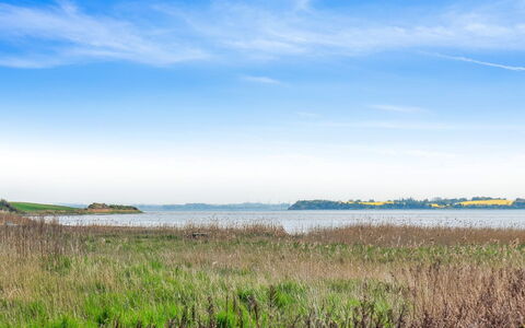 Vemund - 100M to the Fjord: Sky, Blue, Water, Water Resources, Green, Body Of Water, Natural Environment, Horizon, Natural Landscape, Ecoregion