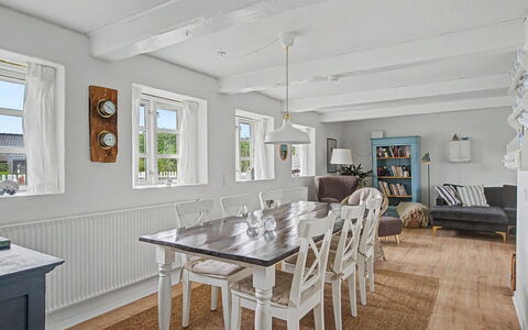 Ilkka - 220M from the Sea: Furniture, Interior Design, Flooring, Wood, Ceiling, Dining Room, Table, Floor, Kitchen & Dining Room Table, Light Fixture