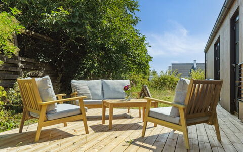 Ottmar - 150M from the Sea: Roof, House, Home, Cottage, Siding, Estate, Driveway, Garden Buildings, Yard, Shed