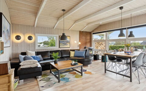 Hjalmsvider - 300M from the Sea: Interior Design, Wood, Couch, Furniture, Flooring, Ceiling, Living Room, Wood Flooring, Floor