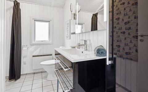 Hjalmsvider - 300M from the Sea: Plumbing Fixture, Flooring, Floor, Interior Design, Bathroom, Ceiling, Sink, Plumbing, Tap, Composite Material
