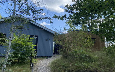 Anne - 150M from the Sea: Roof, Home, Door, Cottage, Shade, Siding, Yard, Estate, Backyard