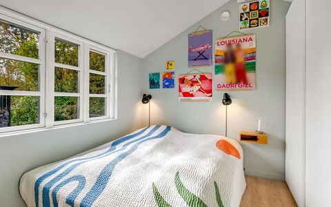 Teijo - 2.5Km from the Sea: Interior Design, Bed, Bedroom, Wall, Furniture, Bed Sheet, Ceiling, Bedding, Linens, Flooring
