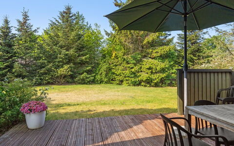 Winter - 500M from the Sea: Furniture, Outdoor Furniture, Chair, Table, Outdoor Table, Land Lot, Garden, Deck, Shade, Umbrella