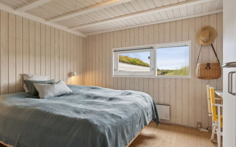 Hrefna - 500M from the Sea: Wood, Bedroom, Flooring, Ceiling, Floor, Interior Design, Bed, Wood Flooring, Bed Sheet, Bedding