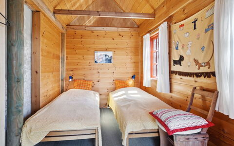 Henke - 100M from the Sea: Bedroom, Wood, Furniture, Bed, Flooring, Floor, Interior Design, House, Home, Room