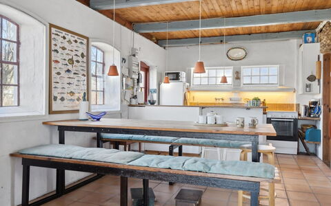 Natalija - 100M from the Sea: Furniture, Flooring, Interior Design, Floor, Wood, Ceiling, Table, Kitchen, Wood Flooring, Lighting