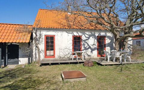 Natalija - 100M from the Sea: Building, House, Home, Door, Roof, Cottage, Farmhouse, Yard, Lawn, Backyard