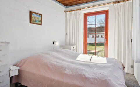 Natalija - 100M from the Sea: Bed, Bedroom, Wall, Bed Sheet, Wood, Bedding, Floor, Ceiling, Interior Design, Bed Frame
