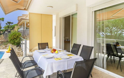 Can Semi: Furniture, Table, Building, Chair, Tableware, Cloud, Sky, Tablecloth, Outdoor Furniture, Shade