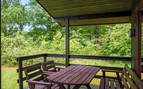 Matild - 800M from the Sea: Wood, Home, Porch, Deck, Hardwood, Roof, Wood Stain, Wood Flooring, Eco Hotel