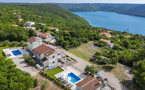 Villa Dina: Bird'S-Eye View, Swimming Pool, Resort, Estate, Aerial Photography, Eco Hotel, Resort Town, Villa, Hotel