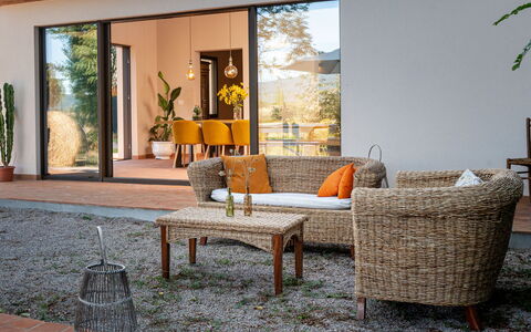 Podere San Fermo: Plant, Furniture, Property, Table, Window, Building, Wood, Interior Design, Shade, Chair