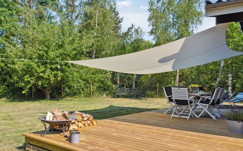 Thordgrim - 600M from the Sea: Shade, Outdoor Furniture, Lawn, Garden, Chair, Yard, Awning, Outdoor Table, Backyard