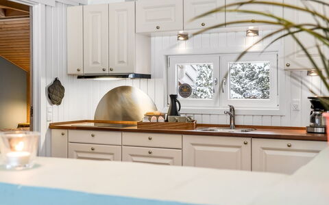 Valda - 1.5Km from the Sea: Interior Design, Wood, Furniture, Kitchen, Ceiling, Flooring, Lighting, Countertop, Kitchen Appliance, Cabinetry