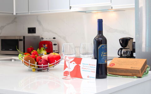 Estrella Azul: Food, Table, Bottle, Tableware, Drinkware, Kitchen Appliance, Wine, Barware, Glass Bottle