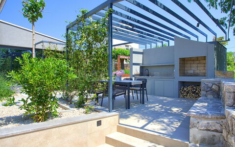 Jerini Estate: Plant, Furniture, Building, Table, Leaf, Nature, Architecture, Interior Design, Tree, Outdoor Furniture