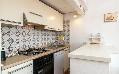 Arcobaleno: Cabinetry, Countertop, Furniture, Building, Kitchen, Kitchen Stove, Wood, Drawer, Interior Design, Flooring