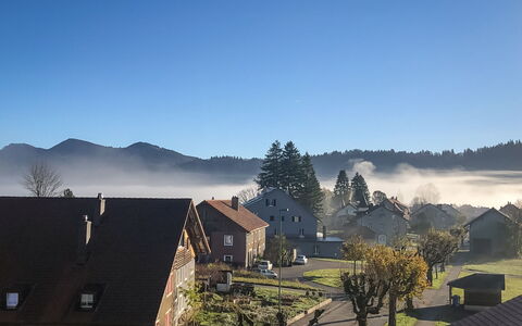 Grand-Rue 143: Sky, Cloud, Mountain, Building, Plant, Highland, Natural Landscape, House, Tree, Atmospheric Phenomenon
