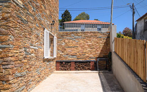 Douro View: Sky, Property, Road Surface, Wood, Building, Stairs, Brick, Window, Flooring, Tree