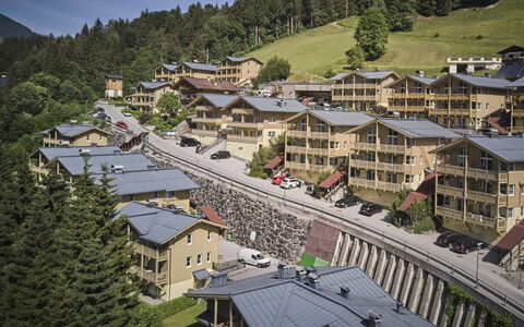 Viehhofen 100: Sky, Property, Plant, Building, Tree, Mountain, House, Urban Design, Residential Area, City