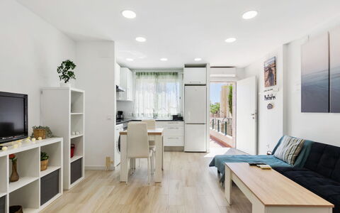 Ines: Table, Furniture, Couch, Plant, Comfort, Wood, Television, Lighting, Living Room, Flooring