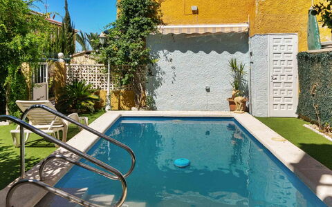 Elena: Water, Plant, Property, Building, Swimming Pool, Azure, Green, Rectangle, Yellow, Architecture