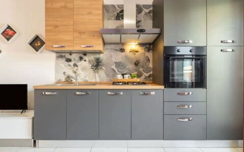 La Dimora del Piccolo Principe: Kitchen Appliance, Kitchen, Cabinetry, Furniture, Countertop, Major Appliance, Interior Design, Wood, Home Appliance, Flooring