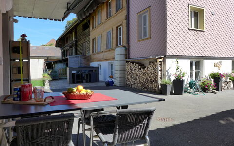 Tilia: Table, Plant, Furniture, Property, Window, Building, Flowerpot, Chair, Houseplant, Sky