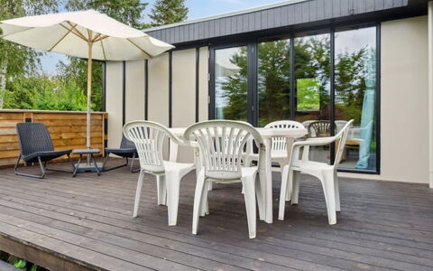 Morten - 120M from the Sea: Roof, Home, Door, Cottage, Shade, Siding, Yard, Estate, Backyard