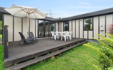 Morten - 120M from the Sea: Roof, Home, Door, Cottage, Shade, Siding, Yard, Estate, Backyard