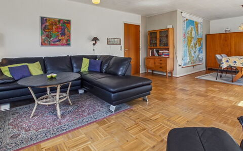 Magh - 9.8Km from the Sea: Furniture, Couch, Flooring, Wall, Interior Design, Floor, Wood, Living Room, Apartment, Room