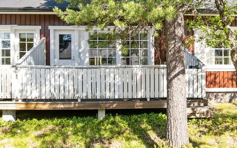 Hirvasaho a 2: Wood, Cottage, Log Cabin, Forest, Shed, Garden Buildings, Larch, Woodland, Wood Stain