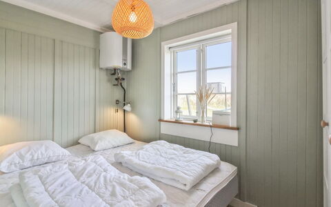 Sanni - 225M from the Sea: Wall, Bedroom, Wood, Bed, Interior Design, Ceiling, Floor, Flooring, Furniture, Bedding