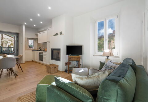 Il Nespolo Charming Apartment Fonterutoli - Siena,: Table, Furniture, Picture Frame, Couch, Property, Interior Design, Building, Wood, Comfort, Lighting