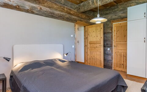 Kanerva 1C: Interior Design, Flooring, Floor, Wood, Ceiling, Bedroom, Bed, Room, Furniture, Wood Flooring