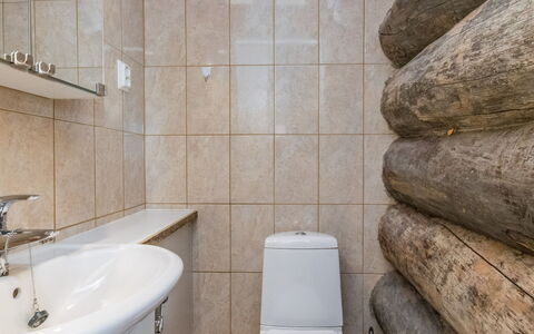 Kanerva 1C: Flooring, Plumbing Fixture, Floor, Bathroom, Toilet Seat, Interior Design, Toilet, Plumbing, Sink, Bathroom Sink