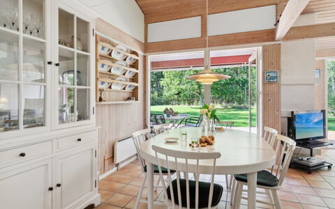 Judyta - 250M to the Fjord: Furniture, Interior Design, Flooring, Wood, Floor, Ceiling, Wood Flooring, Chair, Table, Lighting