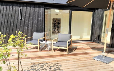Bernadeta - 275M from the Sea: Furniture, Interior Design, Chair, Flooring, Table, Resort, Floor, Ceiling, Room, Eco Hotel