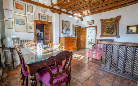Carmen del Agua: Furniture, Picture Frame, Property, Table, Chair, Wood, Lighting, Interior Design, Flooring, Floor