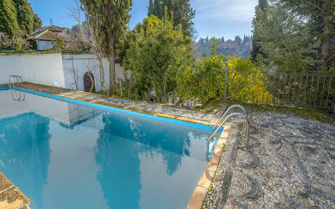 Carmen del Agua: Water, Plant, Water Resources, Property, Sky, Swimming Pool, Building, Nature, Tree, Vegetation