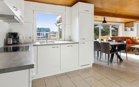 Nalin - 500M from the Sea: Kitchen, Countertop, Flooring, Interior Design, Kitchen Appliance, Floor, Furniture, Ceiling, Wood, Cabinetry