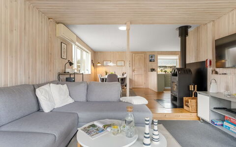 Eloise - 400M from the Sea: Wood, Flooring, Floor, Couch, Furniture, Interior Design, Living Room, Room, Ceiling, Home