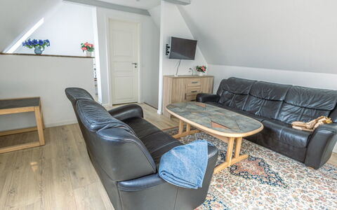 Arnora - 48Km from the Sea: Flooring, Interior Design, Furniture, Wood, Floor, Ceiling, Couch, Room, Living Room, Wood Flooring