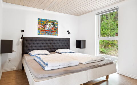Thjodulf - 300M from the Sea: Furniture, Bed, Bedroom, Interior Design, Wood, Flooring, Floor, Bedding, Bed Sheet, Room
