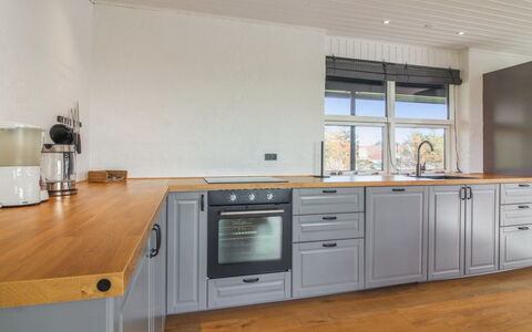 Skyler - 400M from the Sea: Flooring, Kitchen, Cabinetry, Wood, Countertop, Interior Design, Kitchen Appliance, Floor, Drawer, Furniture